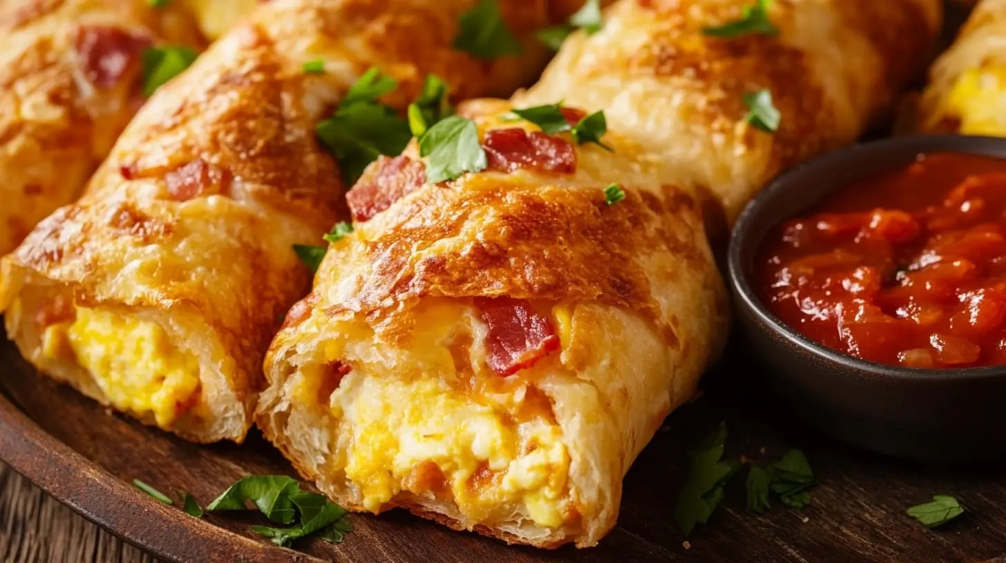 breakfast pizza rolls