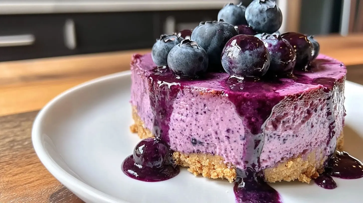 lemon blueberry cheesecake